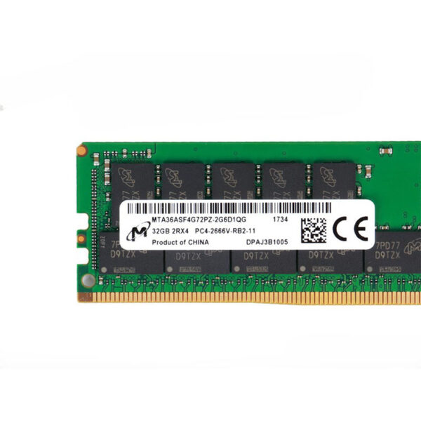 Memoria RAM original Micron 32GB DDR4 2666 2RX4 para servidor