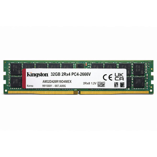 Nueva memoria RAM Kingston 32GB DDR4 2666 2RX4 Bulk