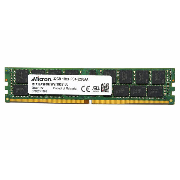 Memoria RAM original Micron 32GB DDR4 3200 1RX4 para servidor