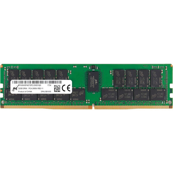 Stock de memoria Micron 32GB DDR4 2666 2RX4 de segunda mano