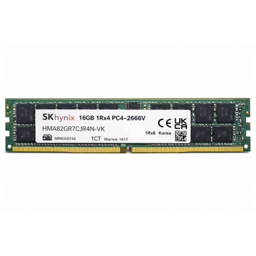 Módulo de servidor SK Hynix 16GB DDR4 2666 1RX4 de segunda mano