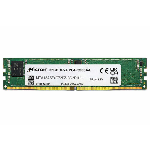 중고 마이크론 32GB DDR4 3200 1RX4 메모리 재고