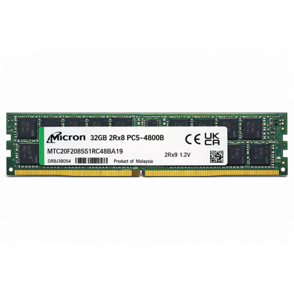 Memoria de segunda mano Micron 32GB DDR5 4800 2RX8 B2B