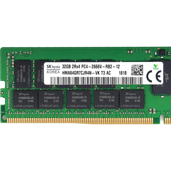 Venta al por mayor de memoria RAM SK Hynix 32GB DDR4 2666 2RX4 de segunda mano