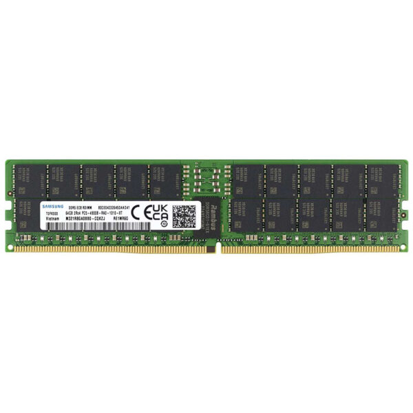 Módulo de servidor Samsung DDR5 4800 2RX4 de 64 GB de segunda mano