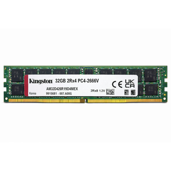 Memoria RAM usada Kingston 32GB DDR4 2666 2RX4 Bulk