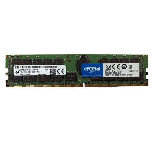 Memoria usada Micron 16GB DDR4 2666 2RX4 B2B